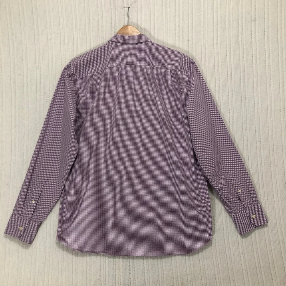 J.Crew Tailored Fit‎ Shirt Gingham Check Button Down Long Sleeve Casual L